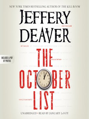 the october list by jeffery deaver